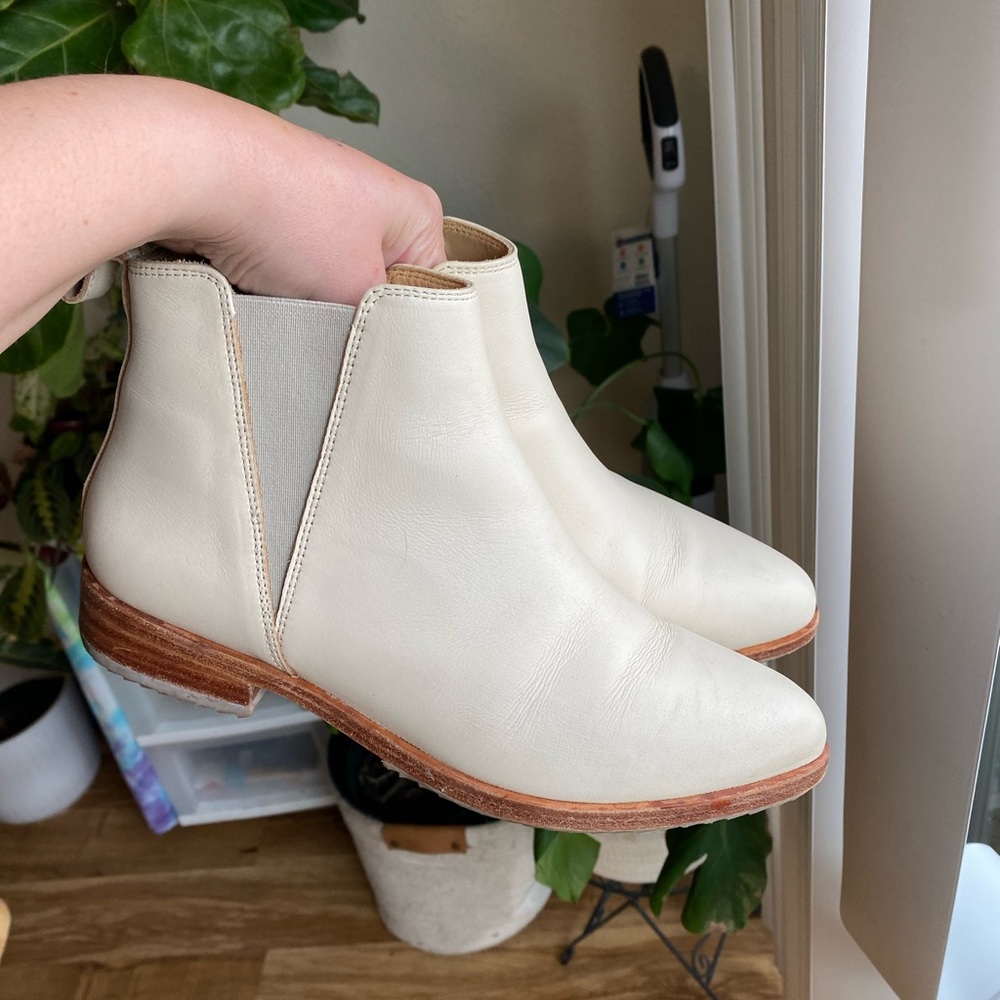 Nisolo Chelsea Boots White/Cream